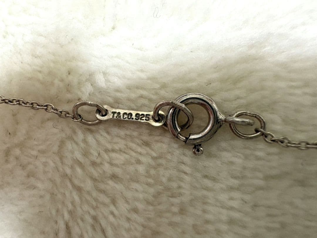 ティファニー　シルバー925　スモールクロス　ネックレス