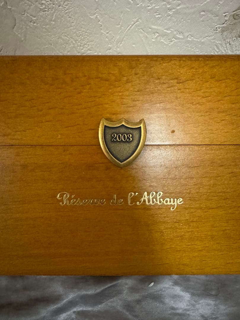 ドンペリニヨン レゼルヴ ド ラベイ 2003 空瓶・木箱