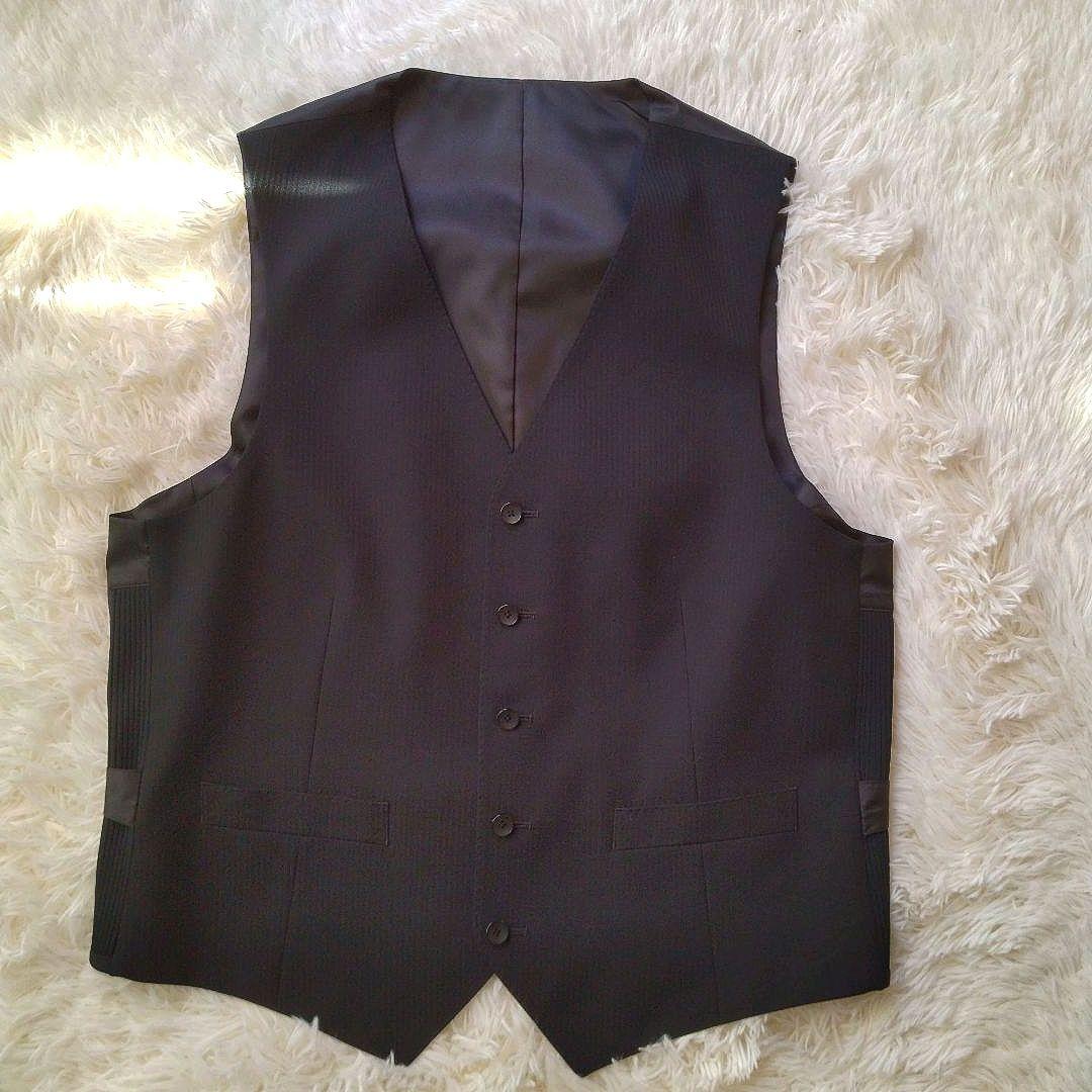 極美品 PERSON'S 高機能 形状記憶 スリーピース AB6 黒