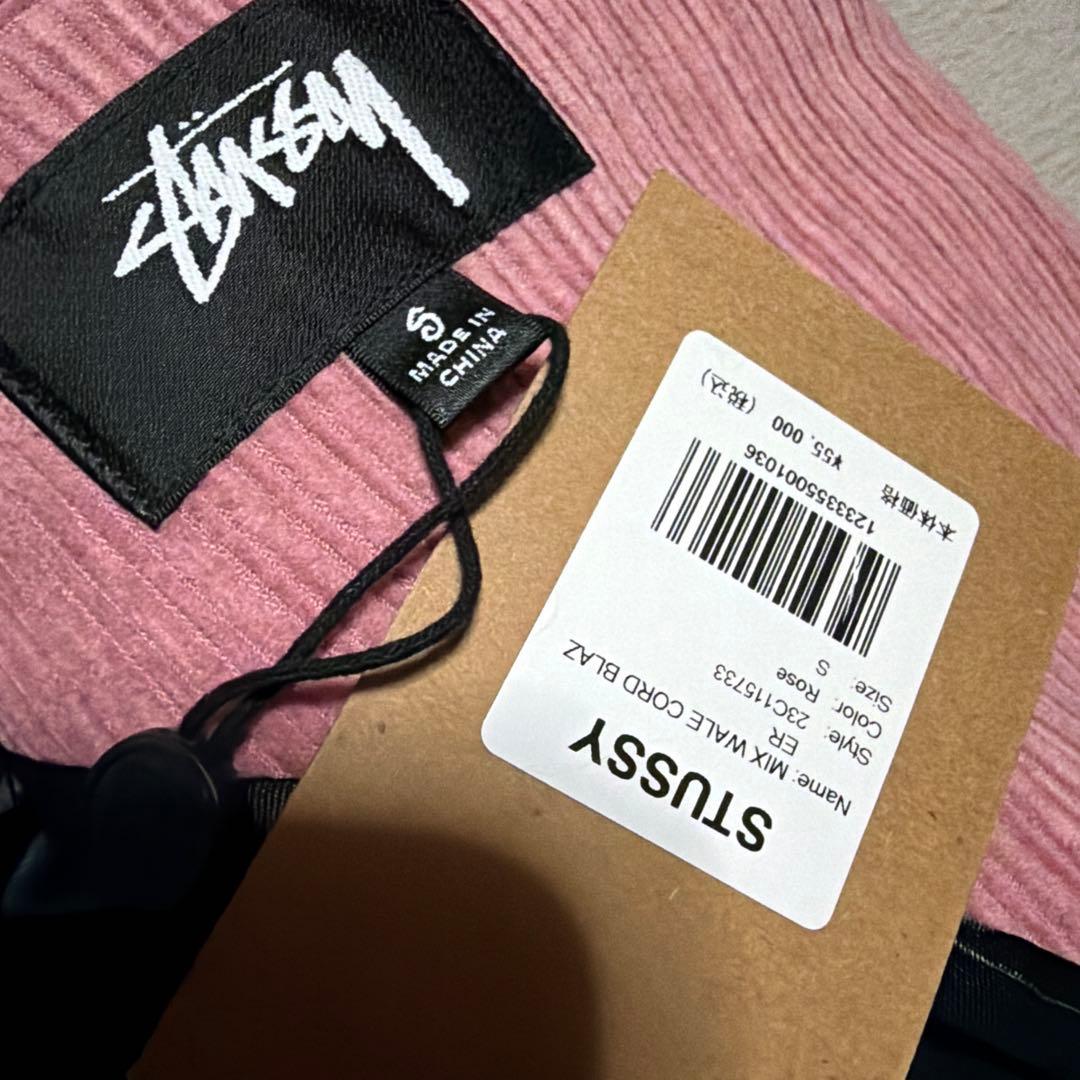 STUSSY MIX WALE CORD BLAZER テーラードジャケット　S