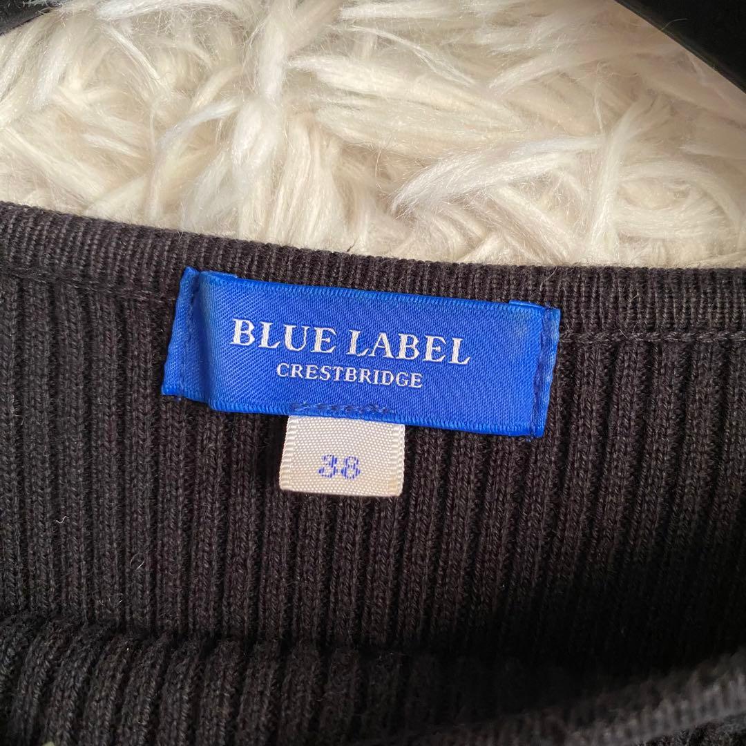 大人気✨ブルーレーベルクレストブリッジ ドッキングワンピース チェック ネイビー