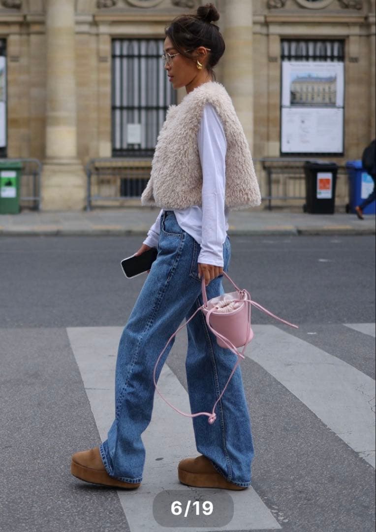 gypsophia ジプソフィア　ファーベスト　 Poodle Vest