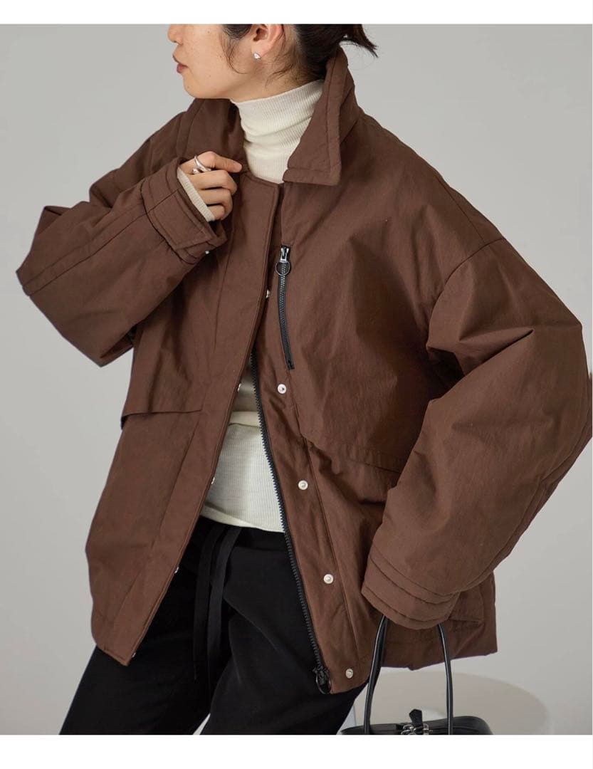 VERMEILpariena primaloft Cotton ナイロンブルゾン