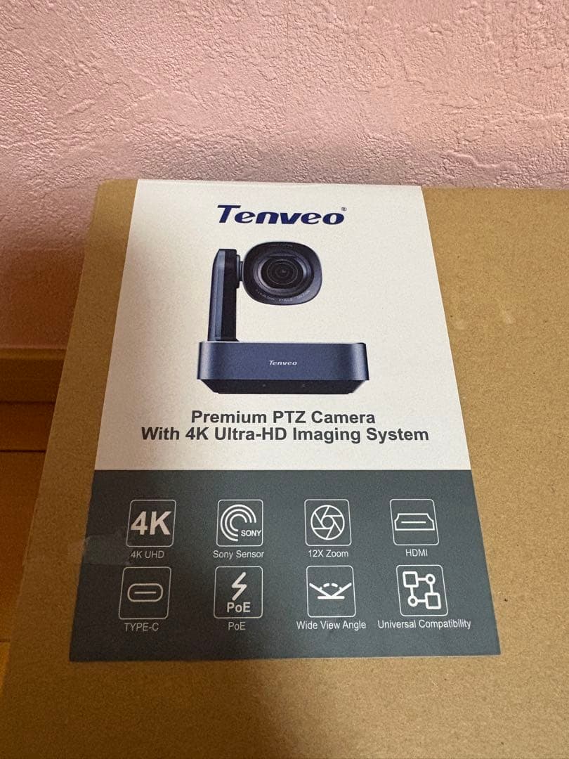 Tenveo PTZカメラ 4K UHD イメージングシステム VL12U