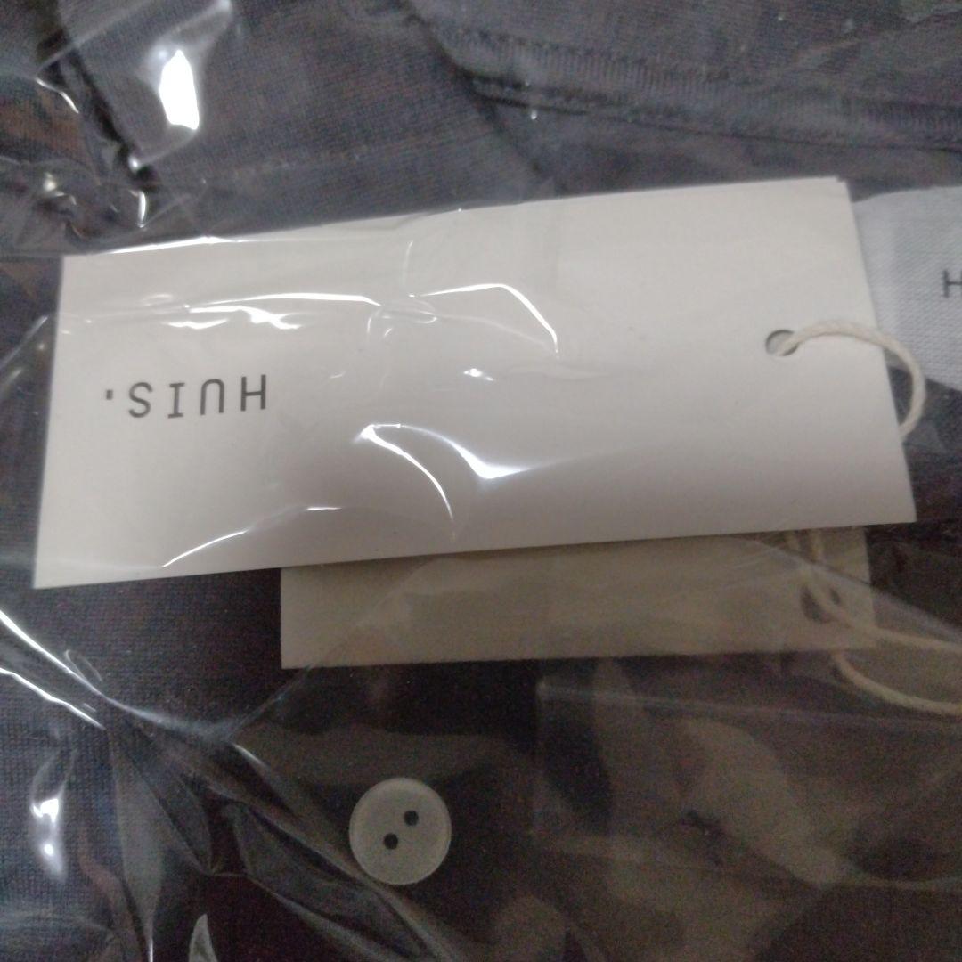 HUIS 　SUVIN COTTON半袖ポロカットソー