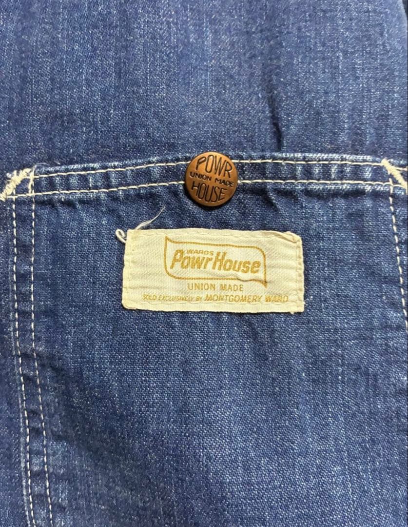 50s 60s ビンテージカバーオール 雰囲気抜群 パワーハウス ブランケット