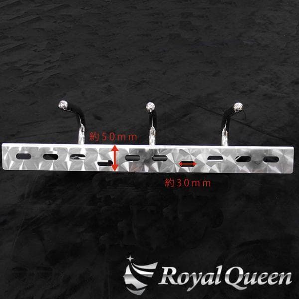 0576 汎用◆3連絞りチェーンフック ウロコ ステンレス