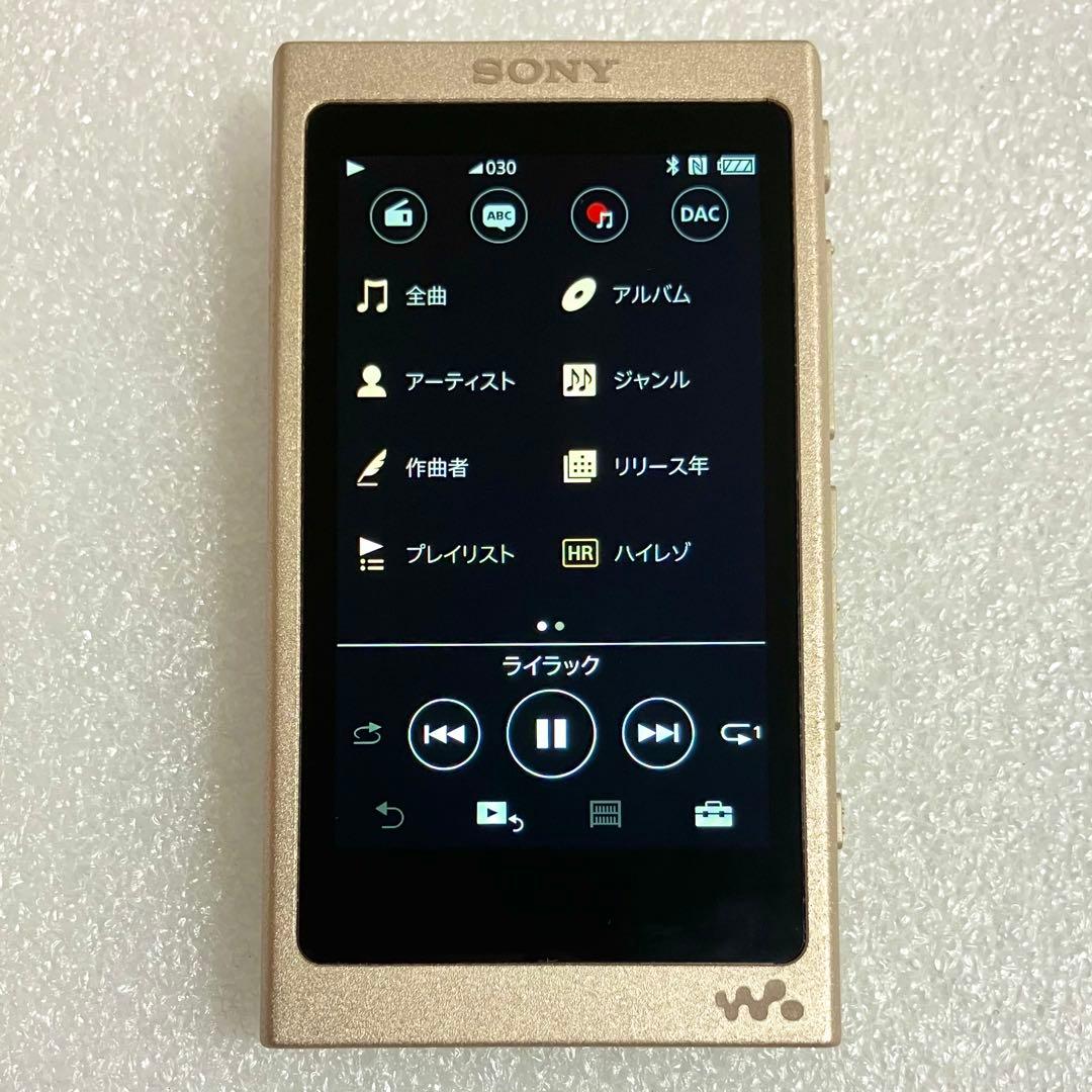 【超美品　バッテリ良好】　ソニー ウォークマン NW-A45 16GB ゴールド