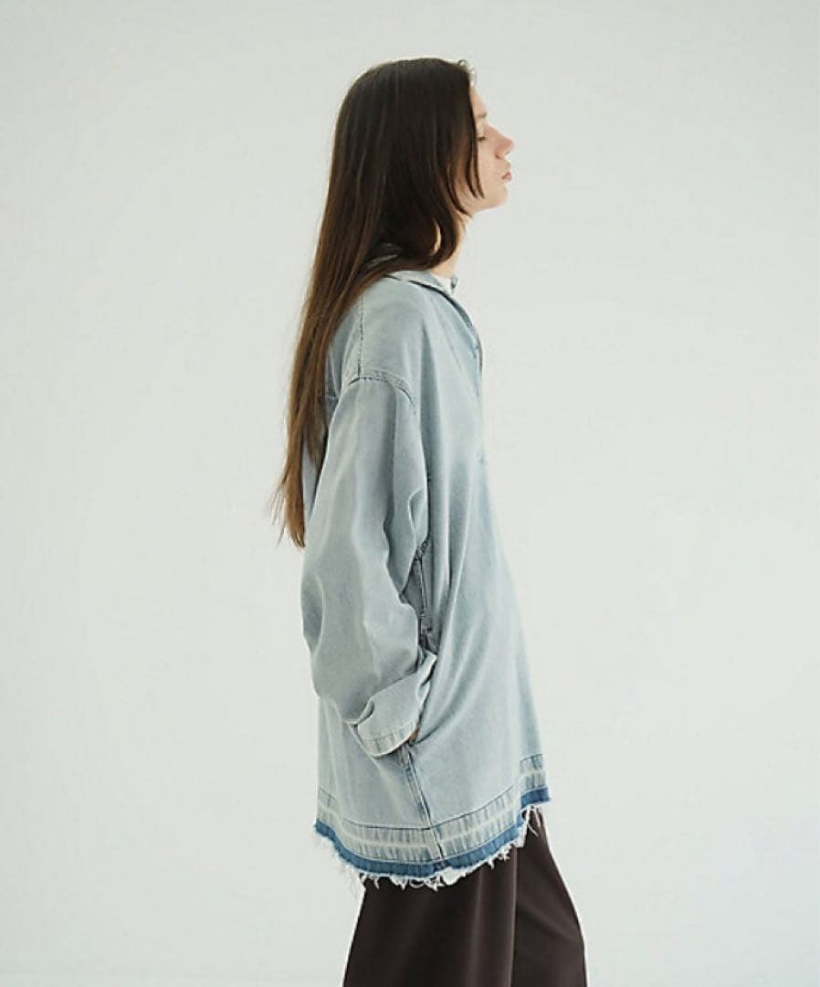 新品未使用　CLANE クラネDENIM OVER SKIPPER SHIRTS