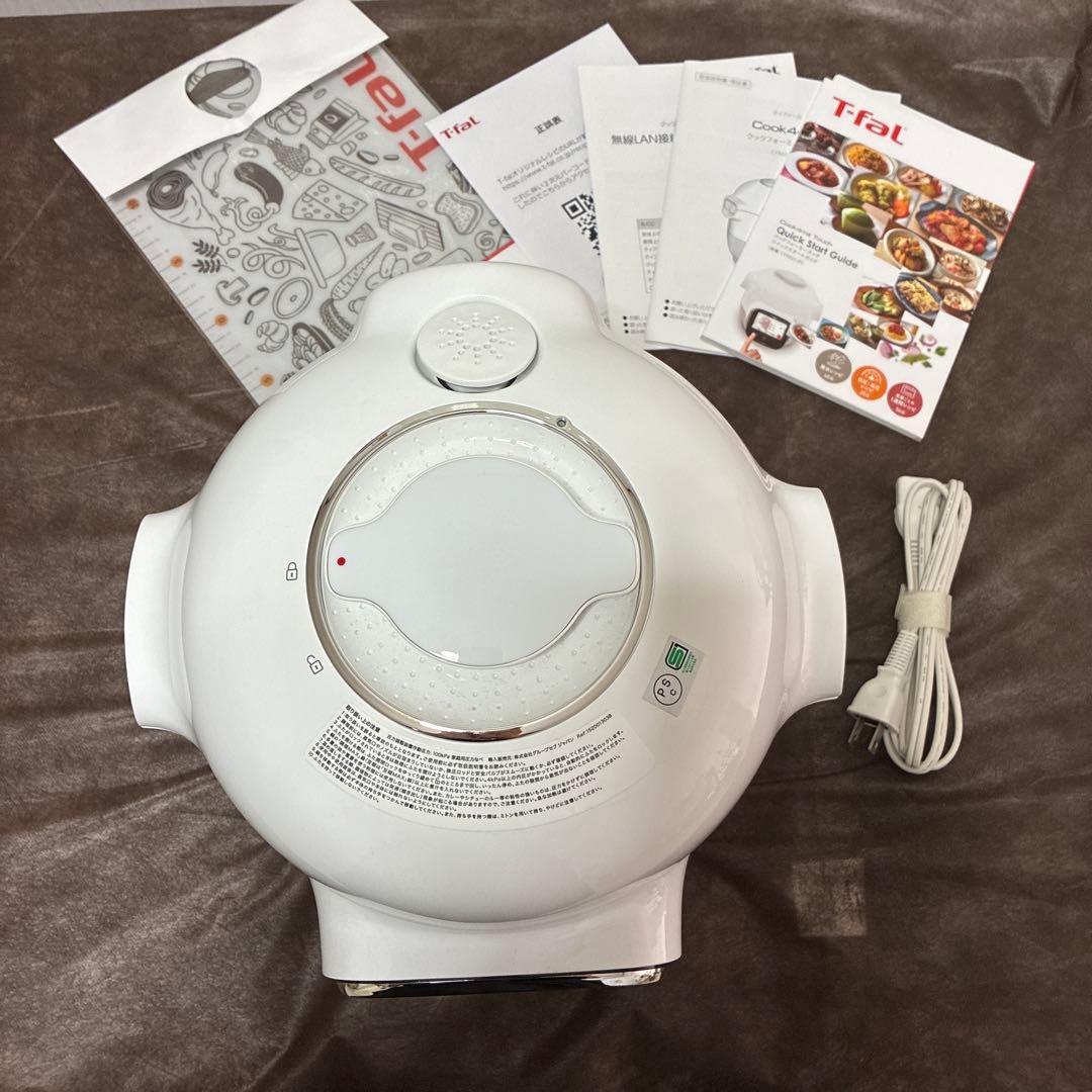 【美品】T-fal Cook4me Touch ホワイト 3L
