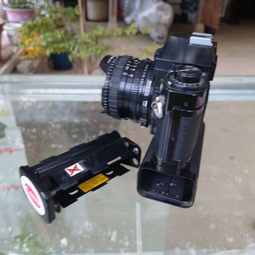 CanonA-1  フィルムカメラ　モータードライブ　シグマ16mmレンズ付き