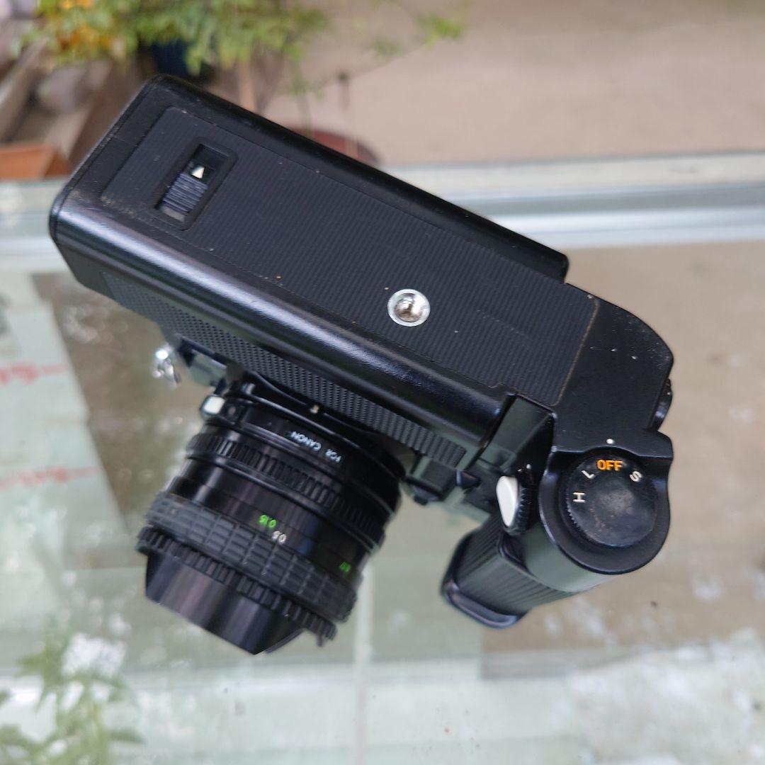 CanonA-1  フィルムカメラ　モータードライブ　シグマ16mmレンズ付き