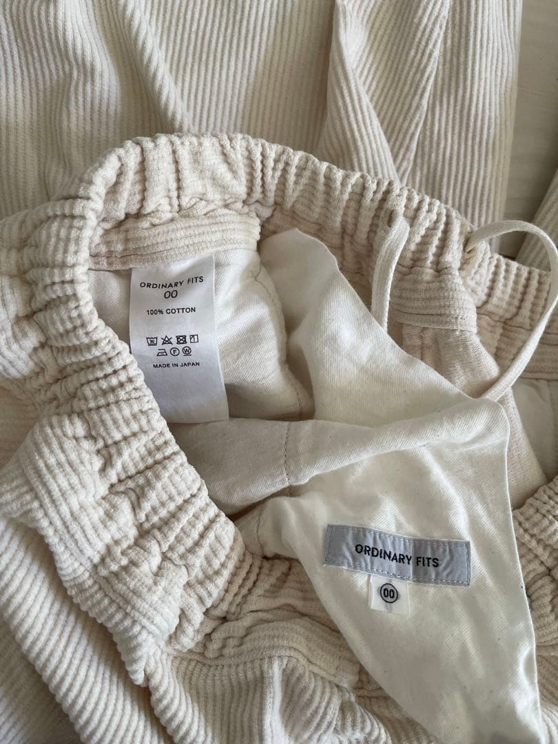 ordinaryfits オーディナリーフィッツ　コーデュロイボールパンツ00