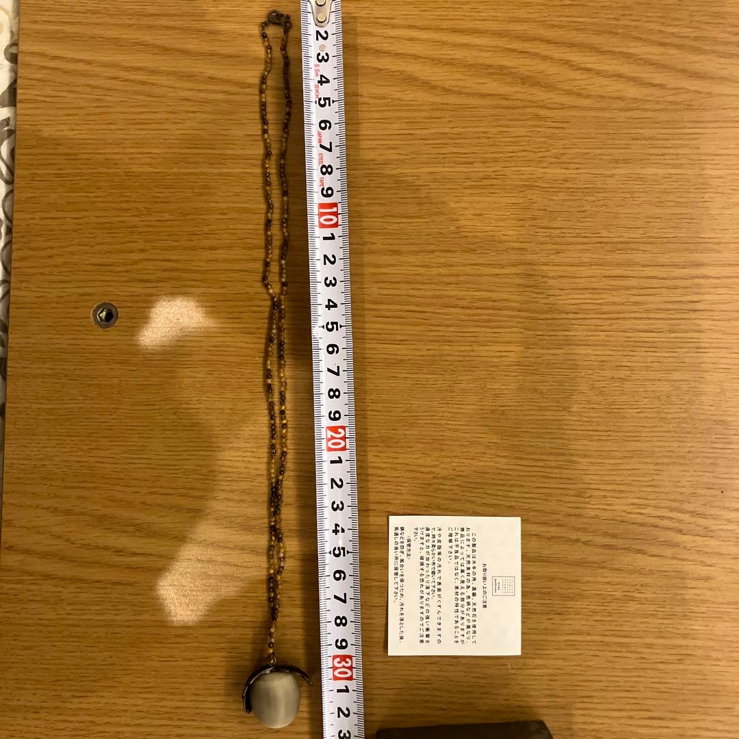 ミナペルホネン hana yuki ネックレス　水牛