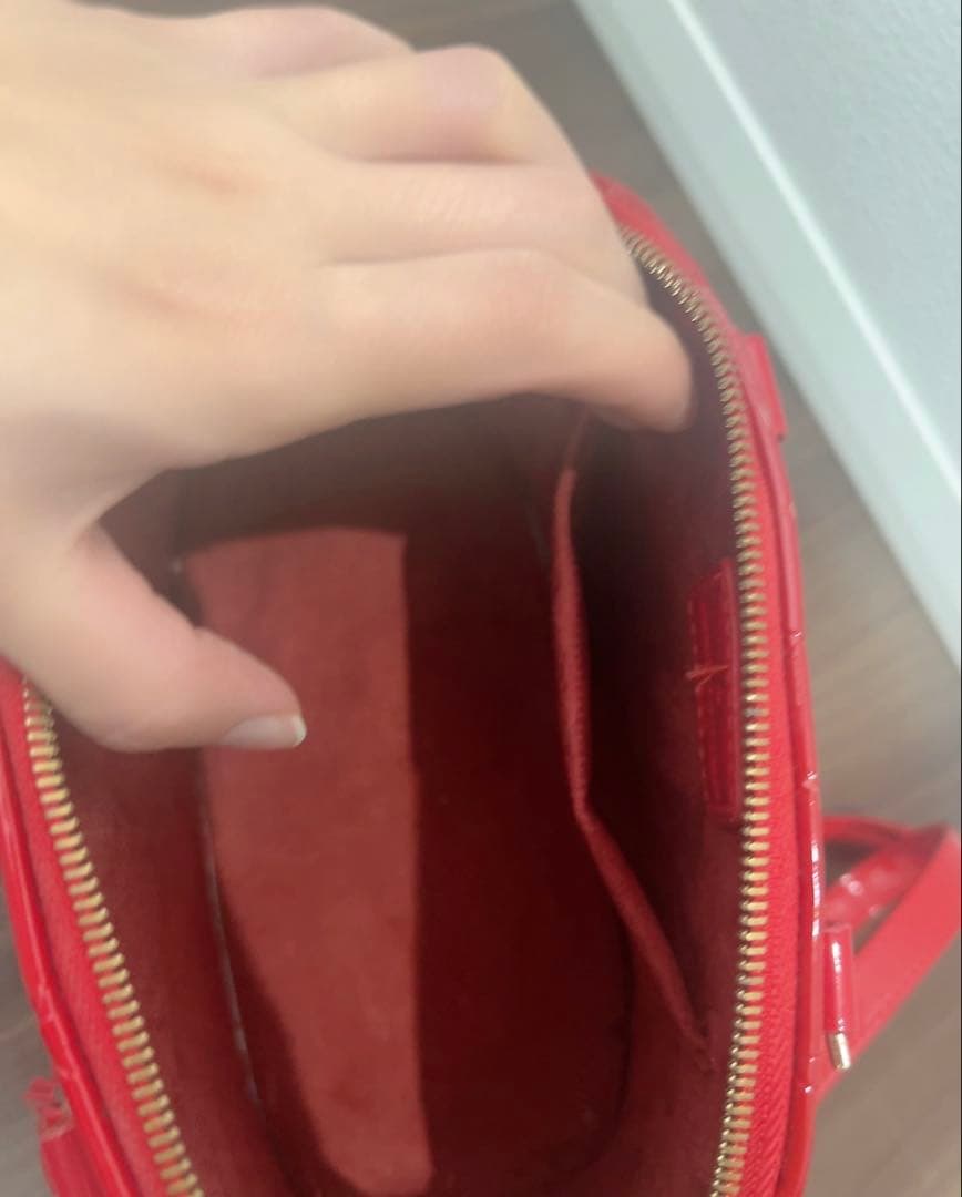 Louis Vuitton レッド ハンドバッグ