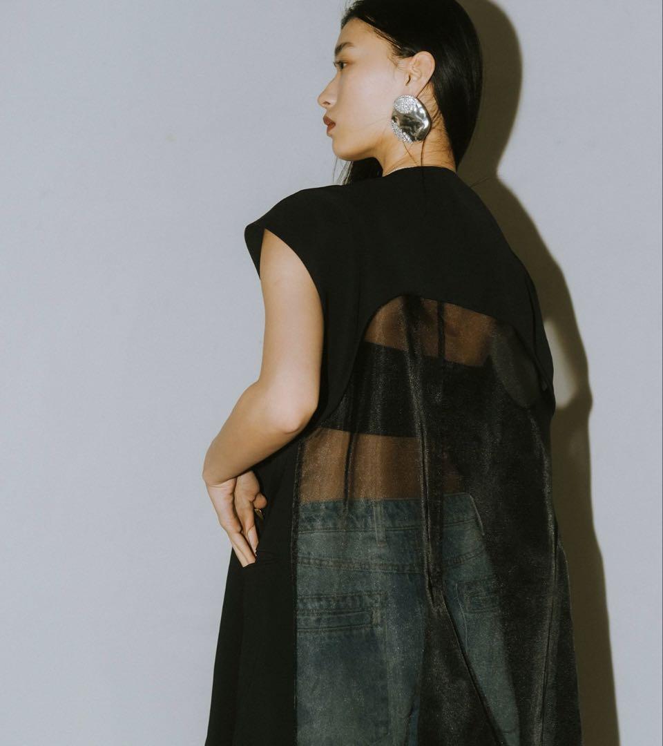 ANDRESD バックシアージレセットアップドレス Lサイズ