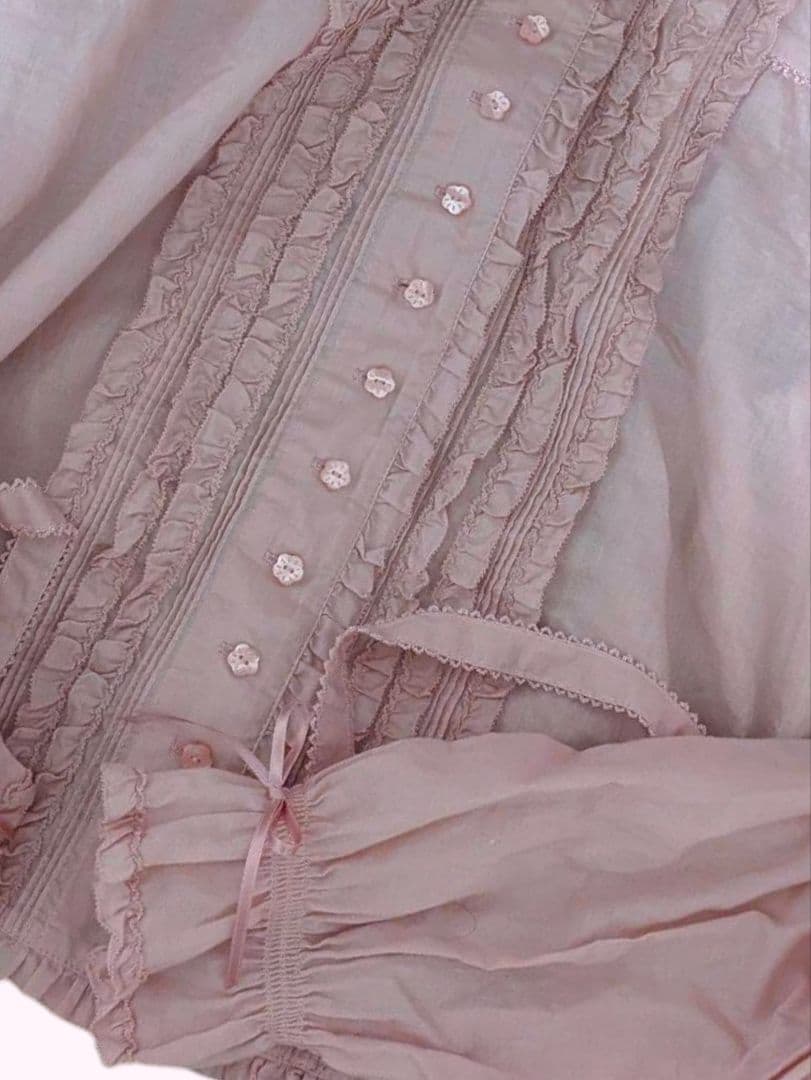 PINK HOUSE チュニック シャツ フリル ピンク 希少