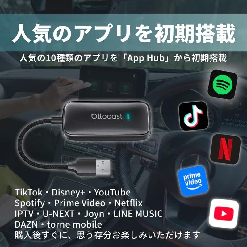 Ottocast Play2Video Ultra USB接続型