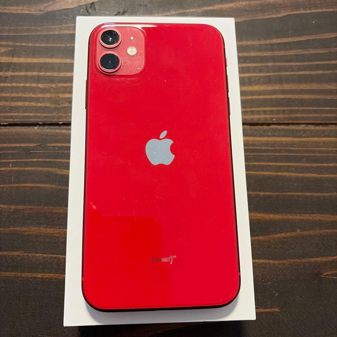 Apple iPhone 11 本体 RED SIMフリー 128GB