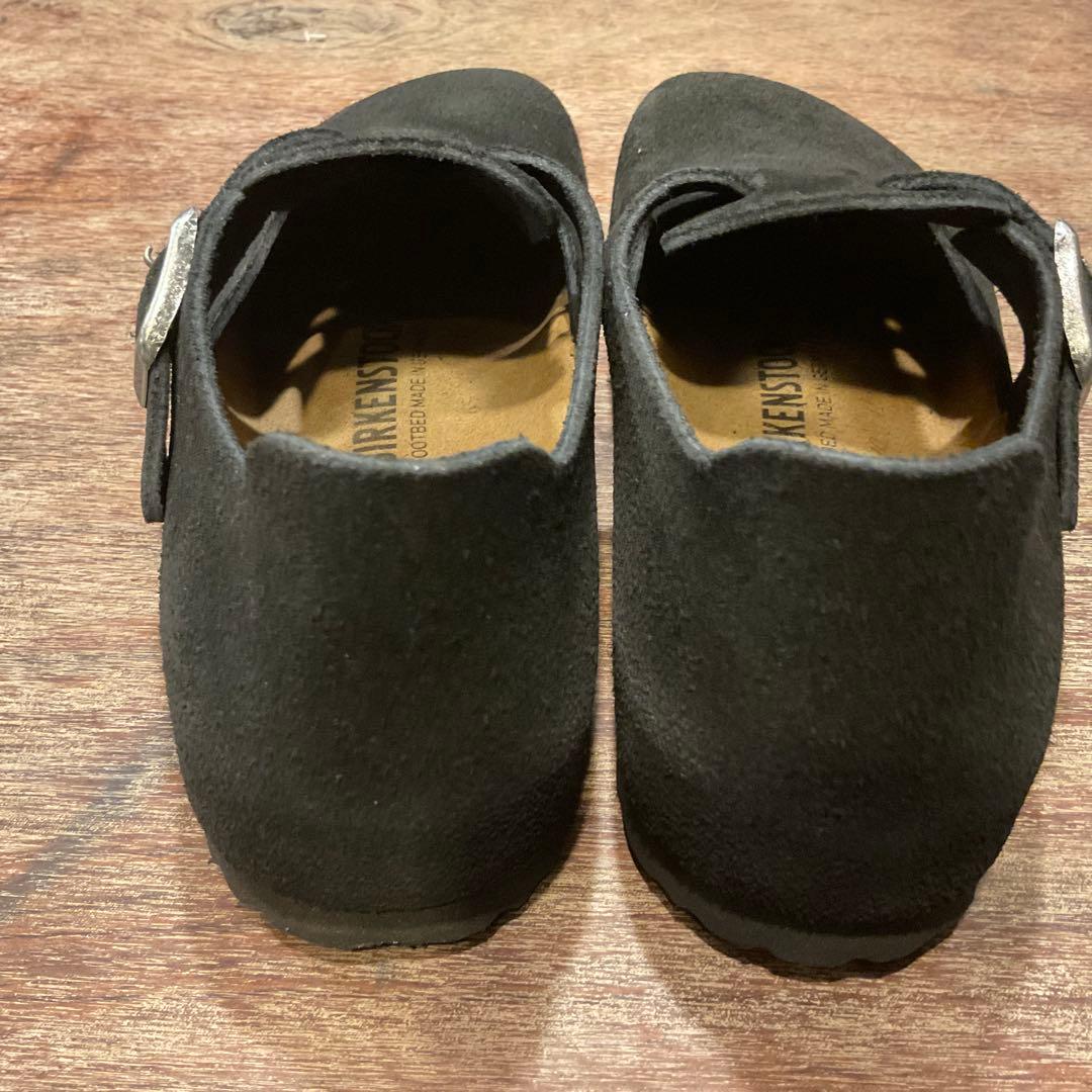 極美品！ビルケンシュトック ロンドン LONDON スエード ブラック 38