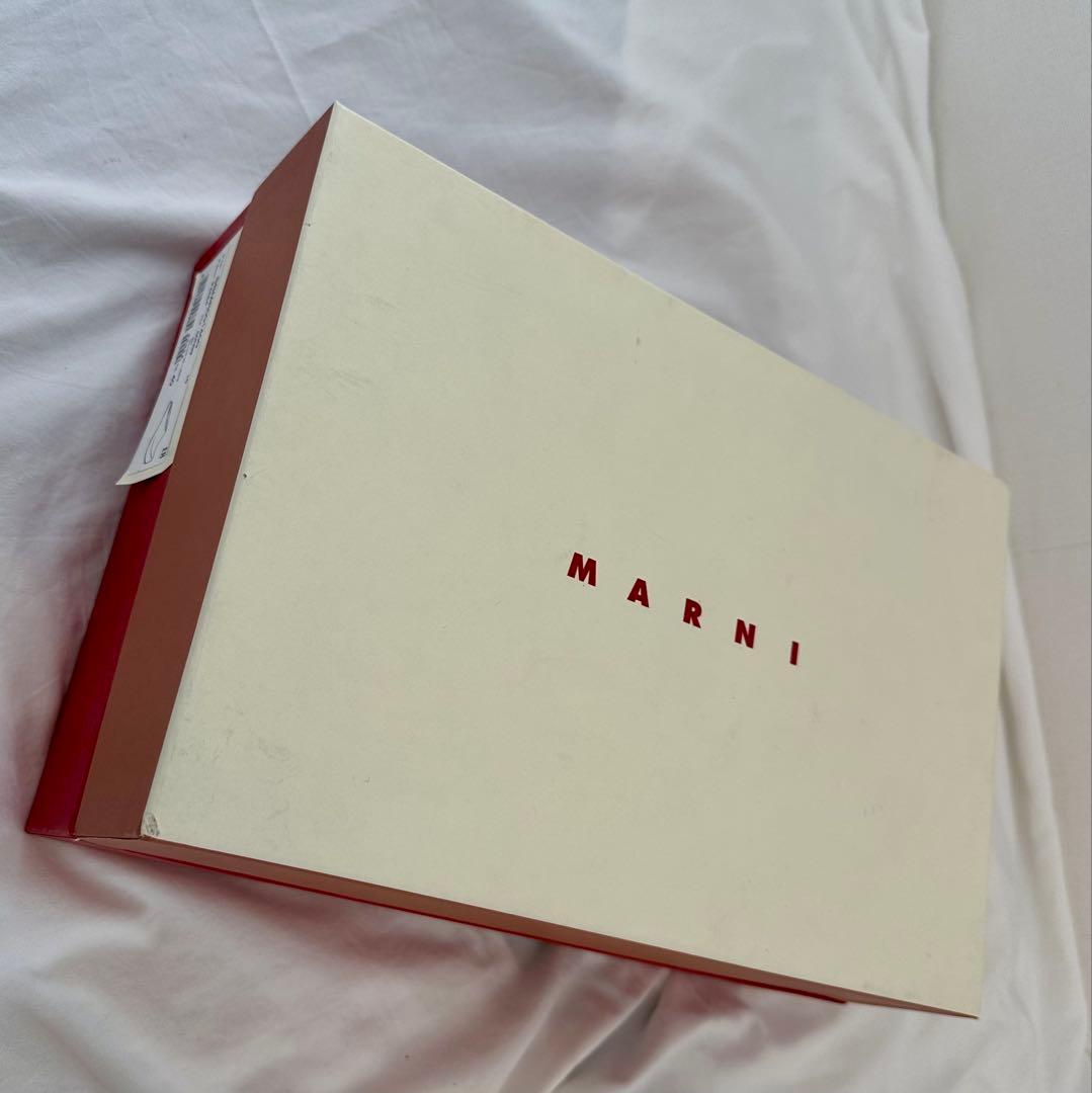 MARNI ミュール フスベッドレザーサンダル