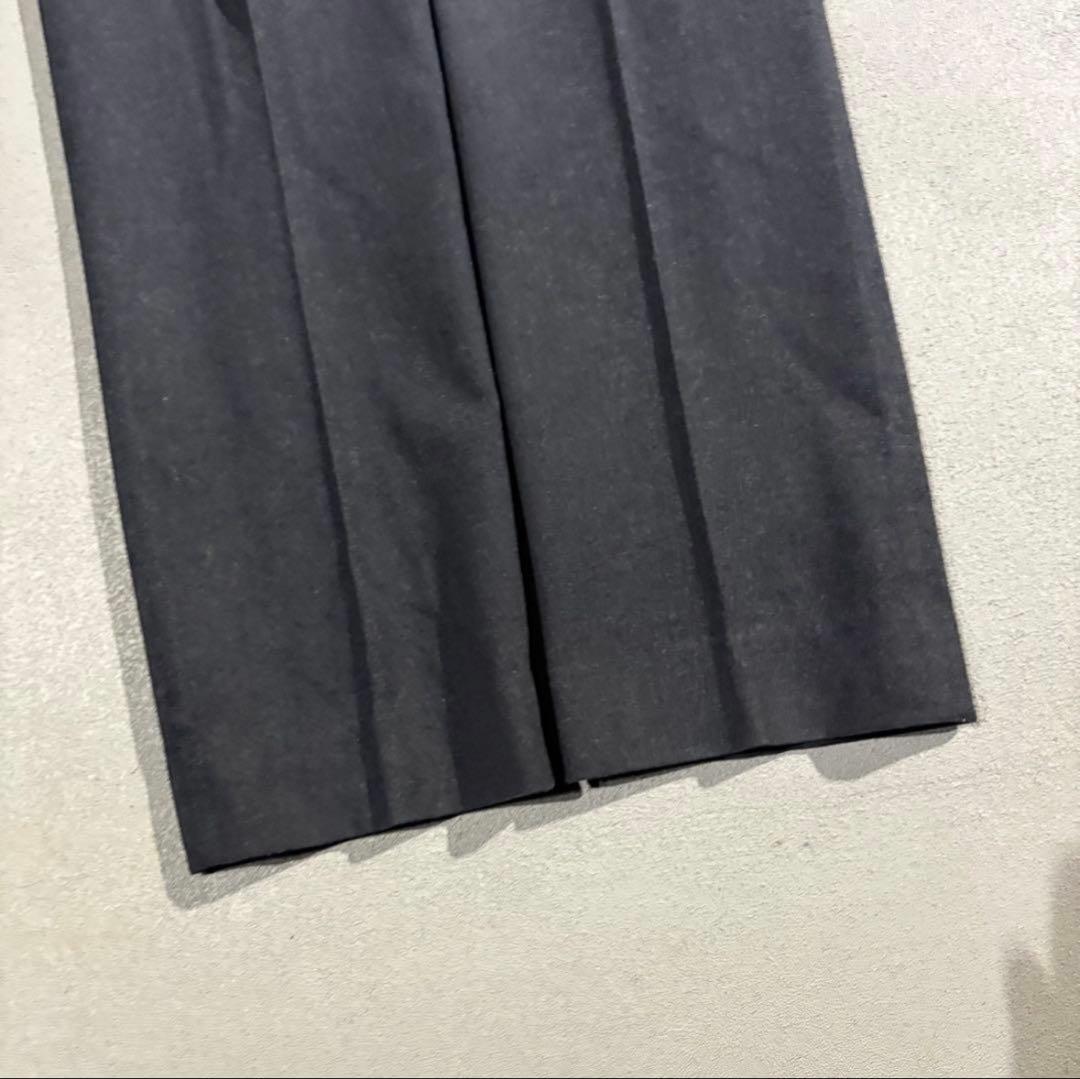 パンツ Archive PRADA leather belt slacks gray