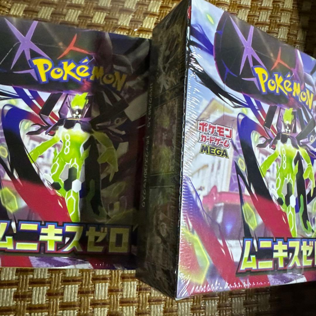 新品 未開封 シュリンク付き ポケモンカードゲーム ムニキスゼロ 2box