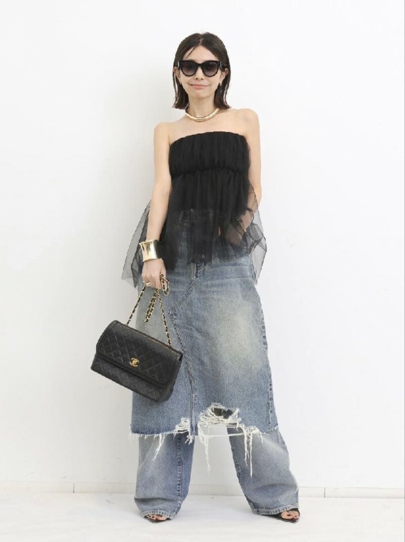 L'Appartement Lisiere Tulle Bustier ビスチェ