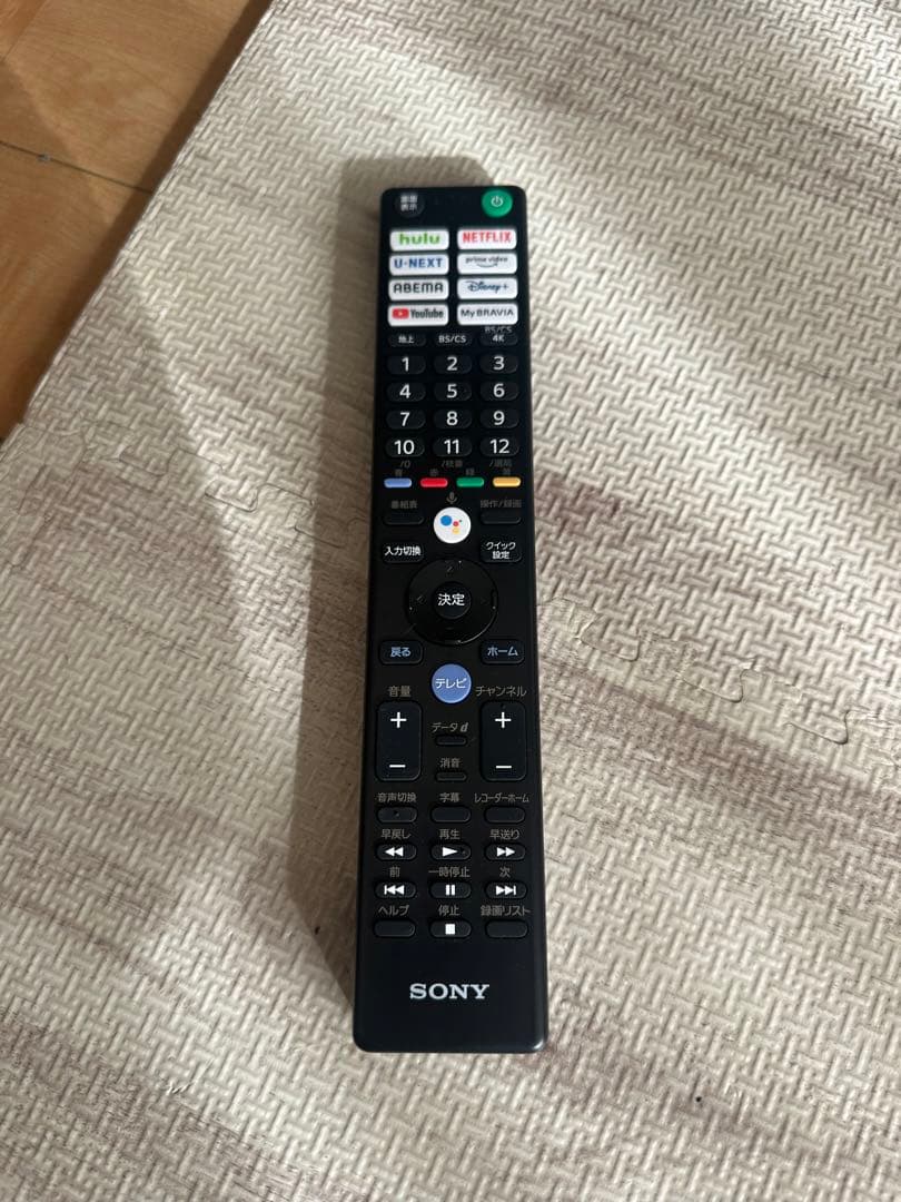 SONY 43V型 4K 液晶テレビ BRAVIA KJ-43X80K アプリ○