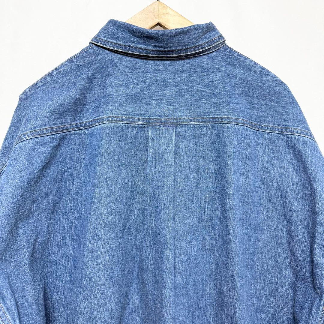 サイズ5！AURALEE セルビッチライトオンスデニムシャツ