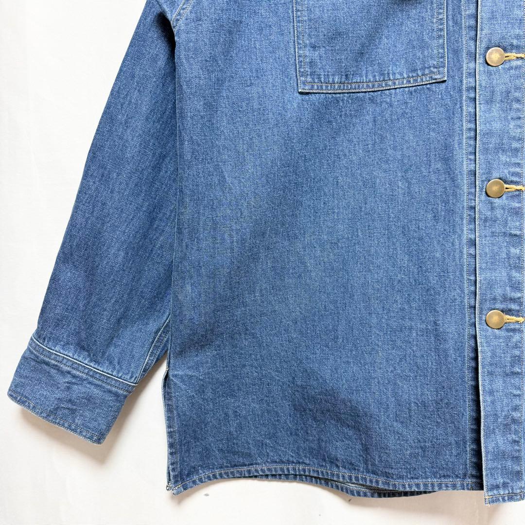 サイズ5！AURALEE セルビッチライトオンスデニムシャツ
