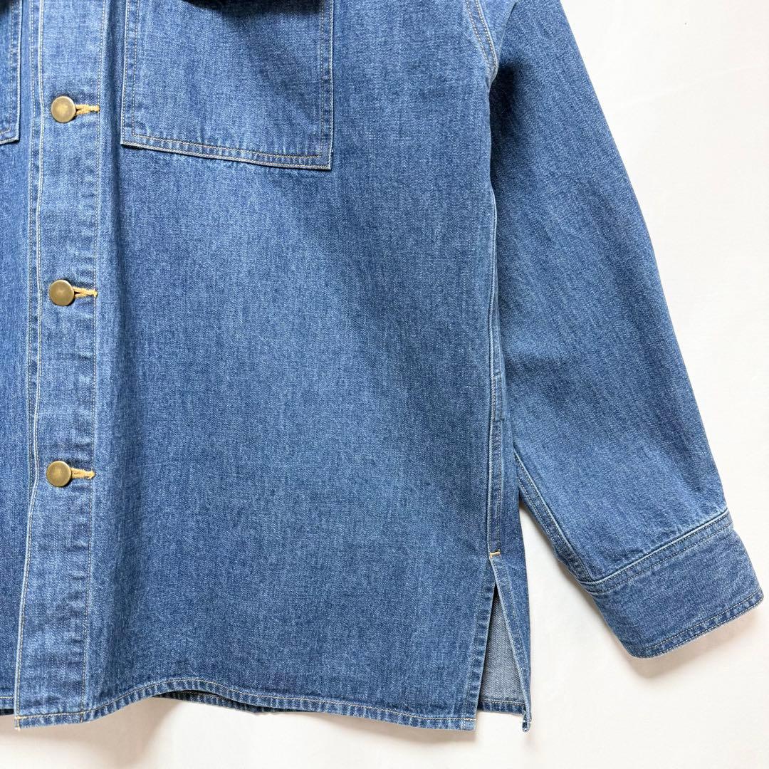 サイズ5！AURALEE セルビッチライトオンスデニムシャツ