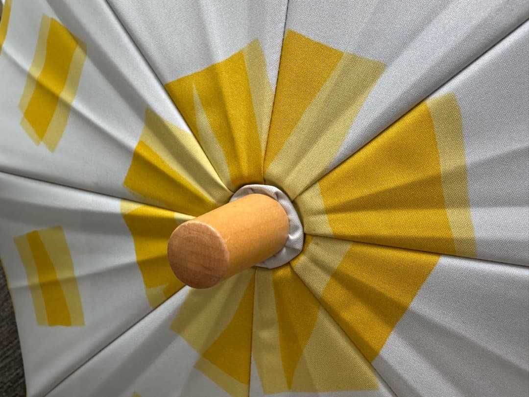 ※emi【美品】サンバリア100／長傘 Sサイズ（イエロー_キューブ）