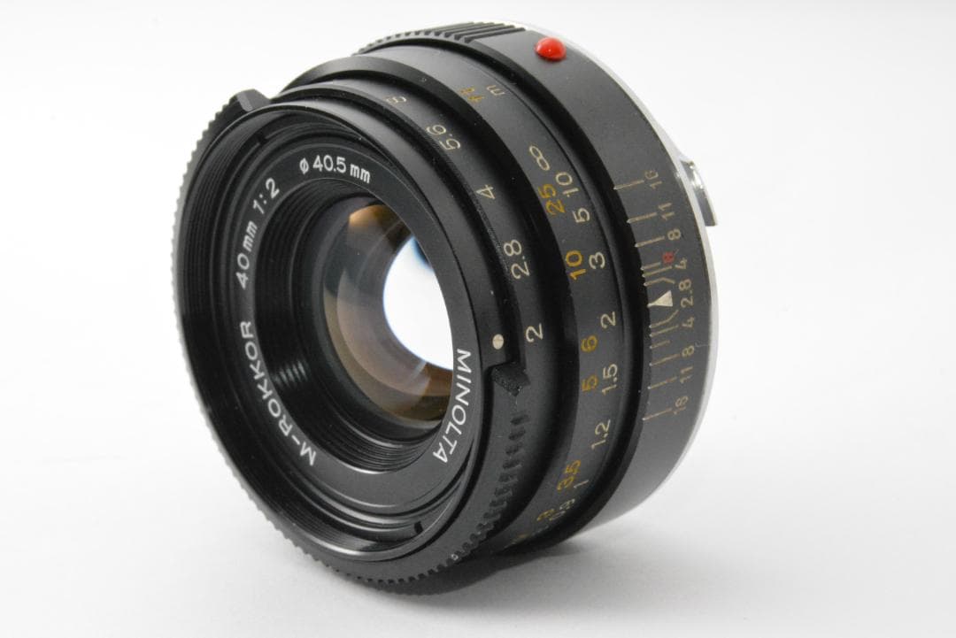 Mマウント MINOLTA M-ROKKOR 40mm F2