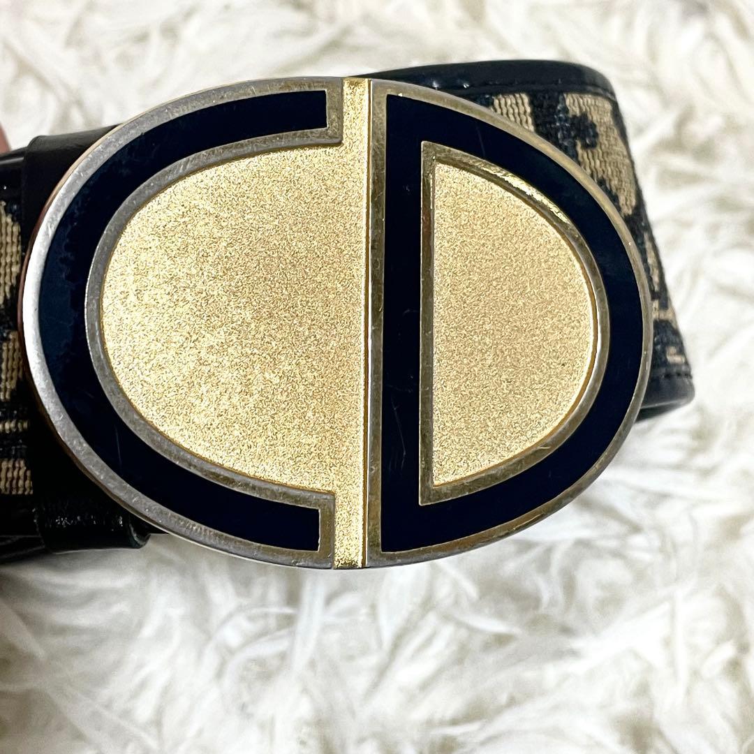 Dior クリスチャンディオール　トロッター　レディース　ベルト　ゴールド