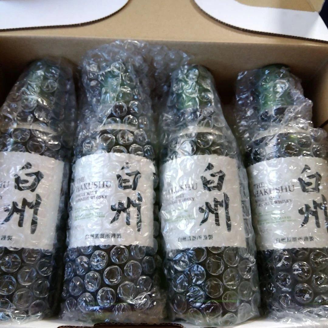 THE HAKUSHU シングルモルトウイスキー 180ml4点