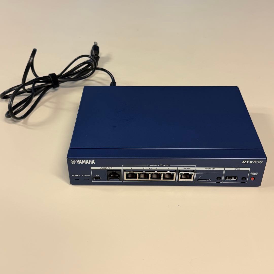 【美品】YAMAHA RTX830 ルーター