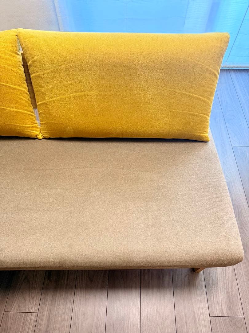 肘無し2人掛けソファ