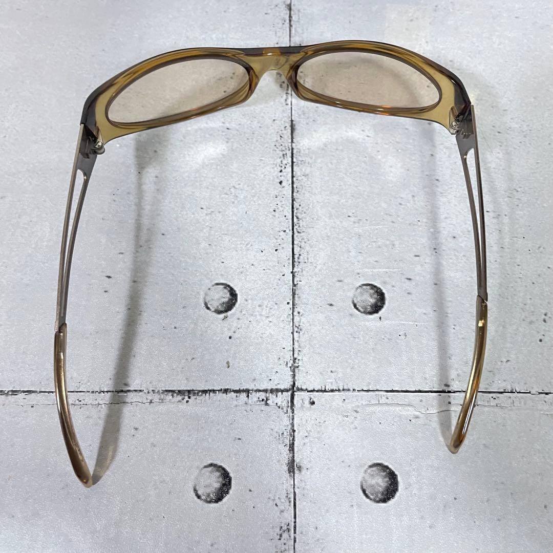 美品　グッチ　1487 インターロッキング　サイドロゴ　GGロゴ　サングラス　茶