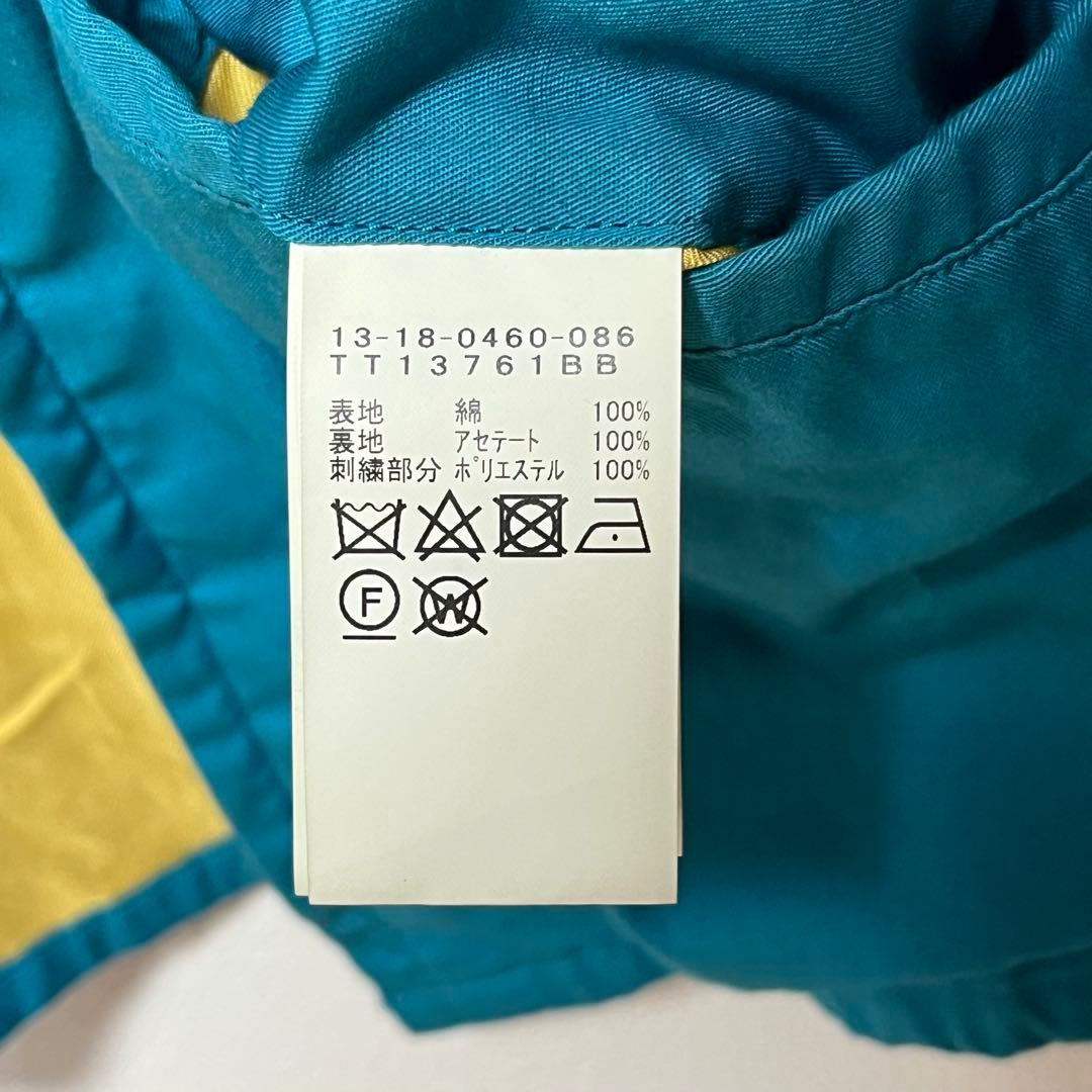 ビームスボーイ ベトジャン ターコイズブルー 刺繍 龍 虎 テーラー東洋