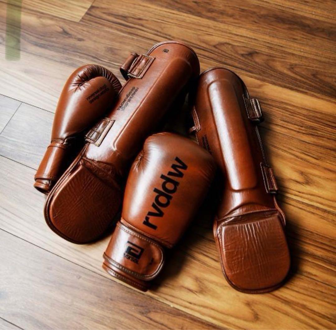 【本革仕様】REVERSAL リバーサル レガース 茶 M レッグガード