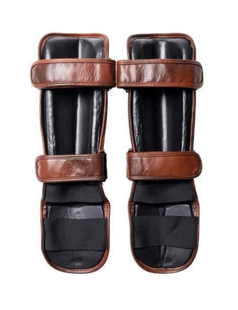 【本革仕様】REVERSAL リバーサル レガース 茶 M レッグガード