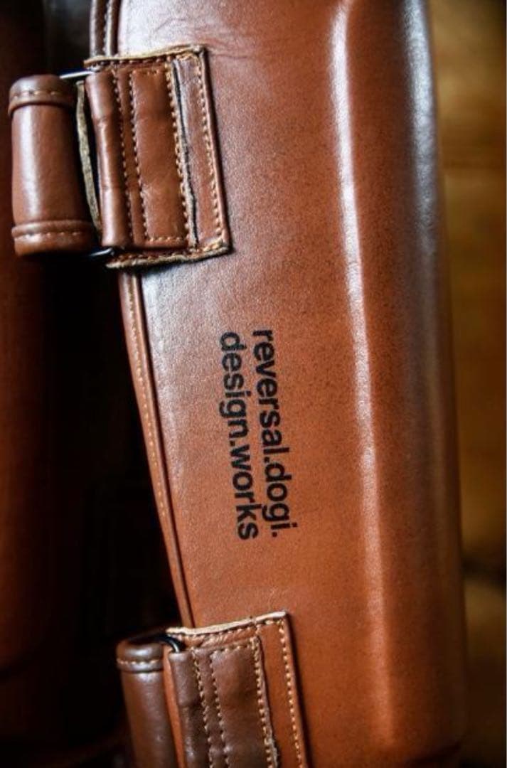 【本革仕様】REVERSAL リバーサル レガース 茶 M レッグガード