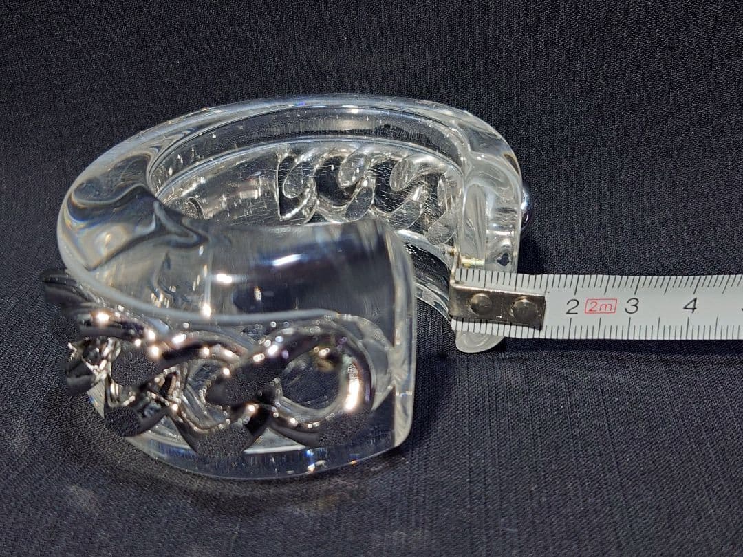 Christian Dior アクリル✕チェーン バングル
