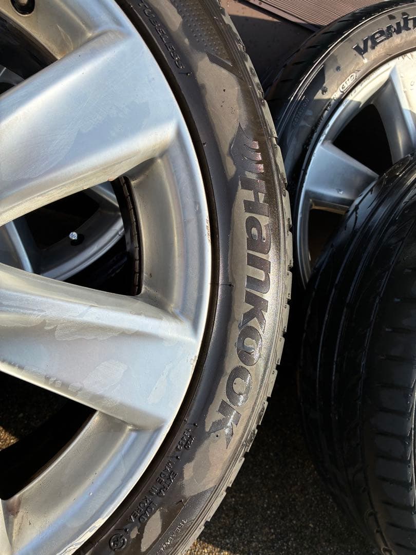 純正ホイール　レクサス600h 245/45ZR19 夏タイヤ 5スポーク