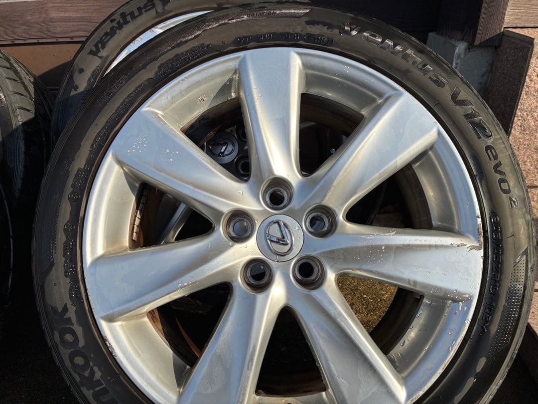 純正ホイール　レクサス600h 245/45ZR19 夏タイヤ 5スポーク