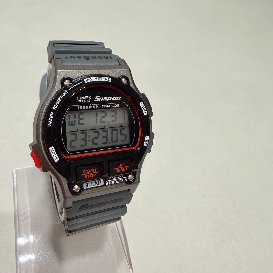 未使用級美品 TIMEX IRONMAN Snap-on 8LAP コラボ