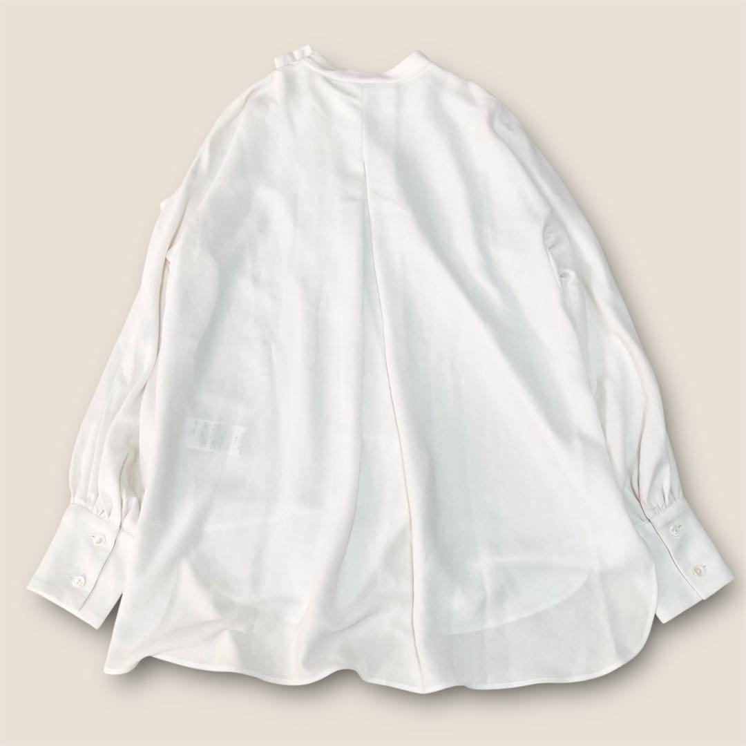 [美品]VERMEIL par iena バックサテンケープブラウス イエナ