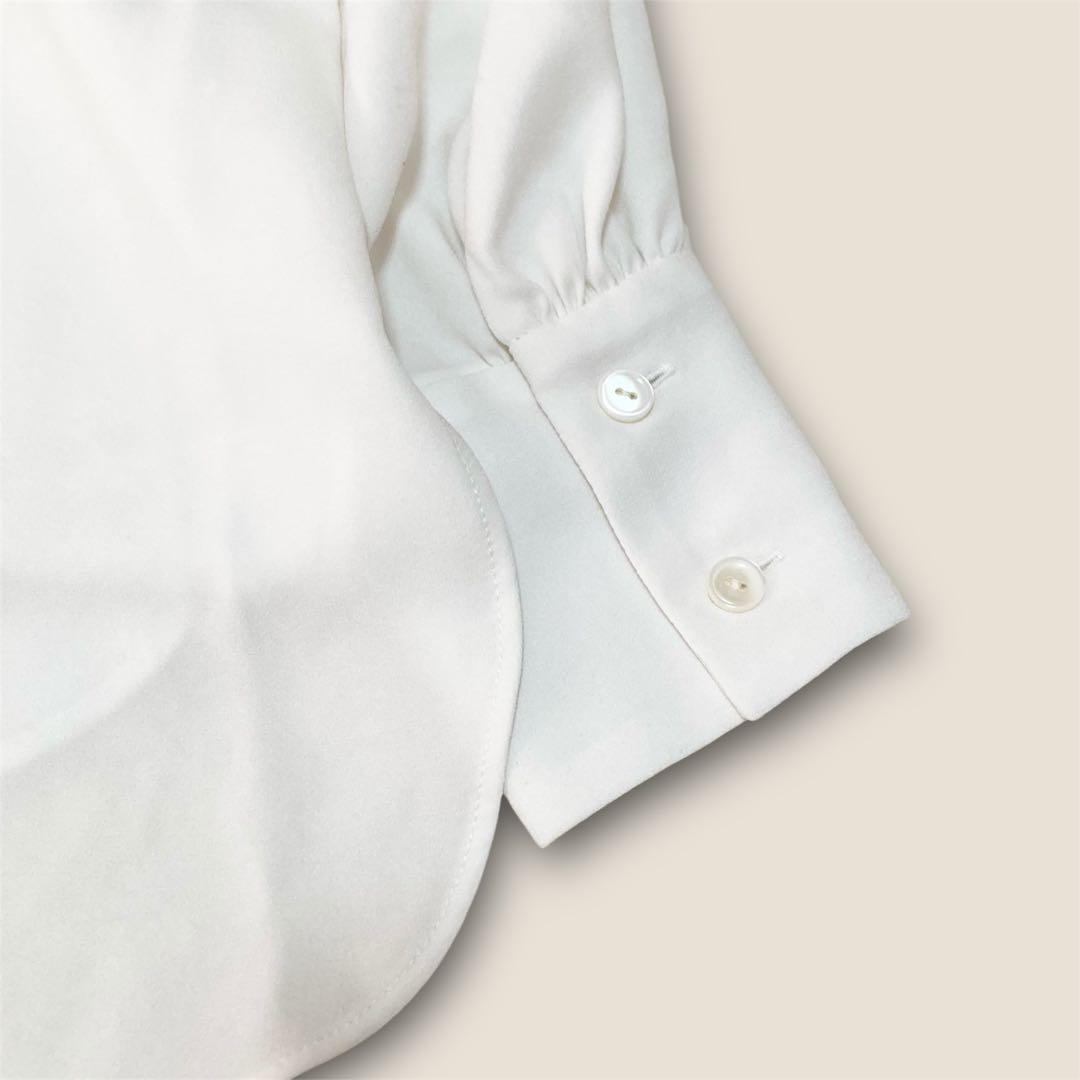 [美品]VERMEIL par iena バックサテンケープブラウス イエナ