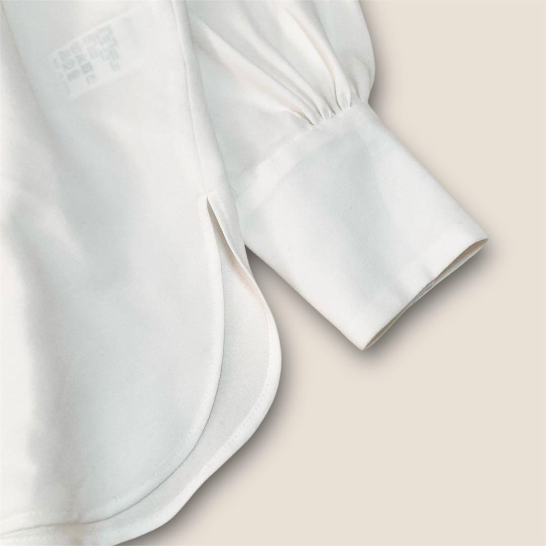 [美品]VERMEIL par iena バックサテンケープブラウス イエナ